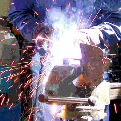 Barbara Fisahn digital definieren Metallbau schweissen Funken